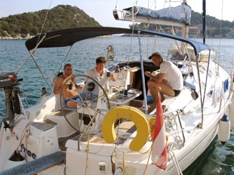 Fr&uuml;hst&uuml;ck an Bord